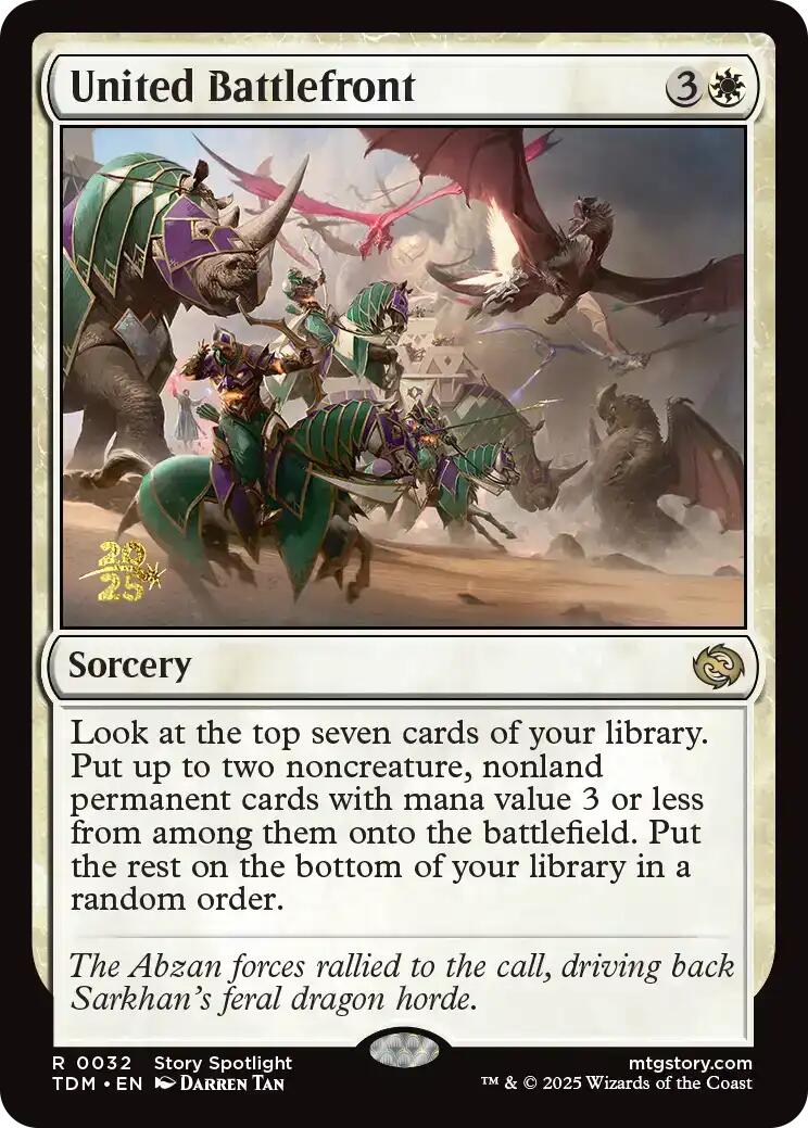 United Battlefront [Tarkir: Dragonstorm Prerelease Promos] | Game Master's Emporium (The New GME)