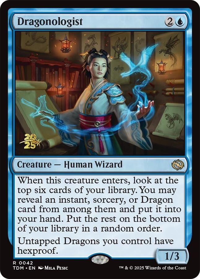Dragonologist [Tarkir: Dragonstorm Prerelease Promos] | Game Master's Emporium (The New GME)