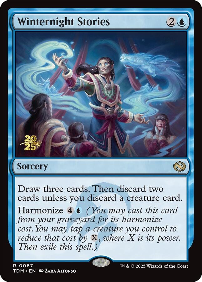 Winternight Stories [Tarkir: Dragonstorm Prerelease Promos] | Game Master's Emporium (The New GME)