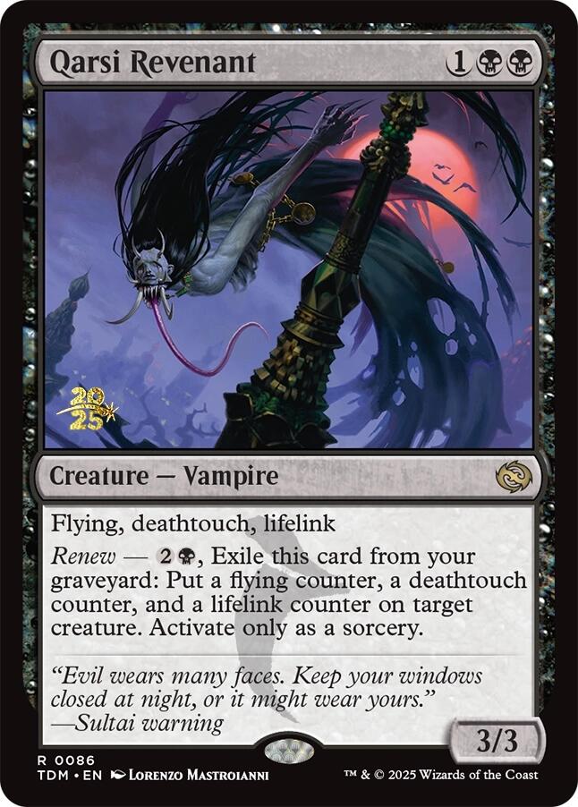 Qarsi Revenant [Tarkir: Dragonstorm Prerelease Promos] | Game Master's Emporium (The New GME)
