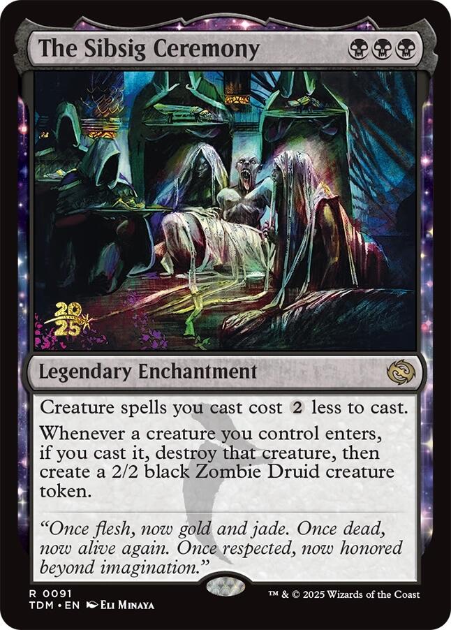 The Sibsig Ceremony [Tarkir: Dragonstorm Prerelease Promos] | Game Master's Emporium (The New GME)