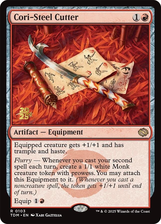Cori-Steel Cutter [Tarkir: Dragonstorm Prerelease Promos] | Game Master's Emporium (The New GME)