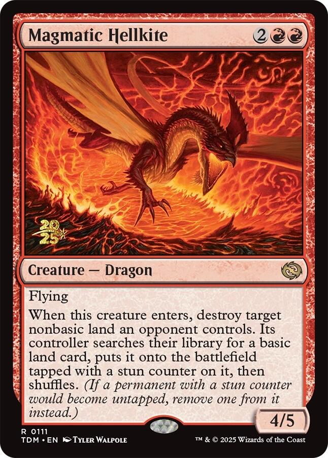 Magmatic Hellkite [Tarkir: Dragonstorm Prerelease Promos] | Game Master's Emporium (The New GME)