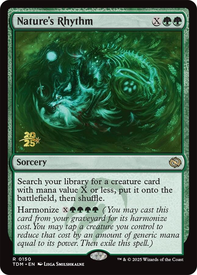 Nature's Rhythm [Tarkir: Dragonstorm Prerelease Promos] | Game Master's Emporium (The New GME)