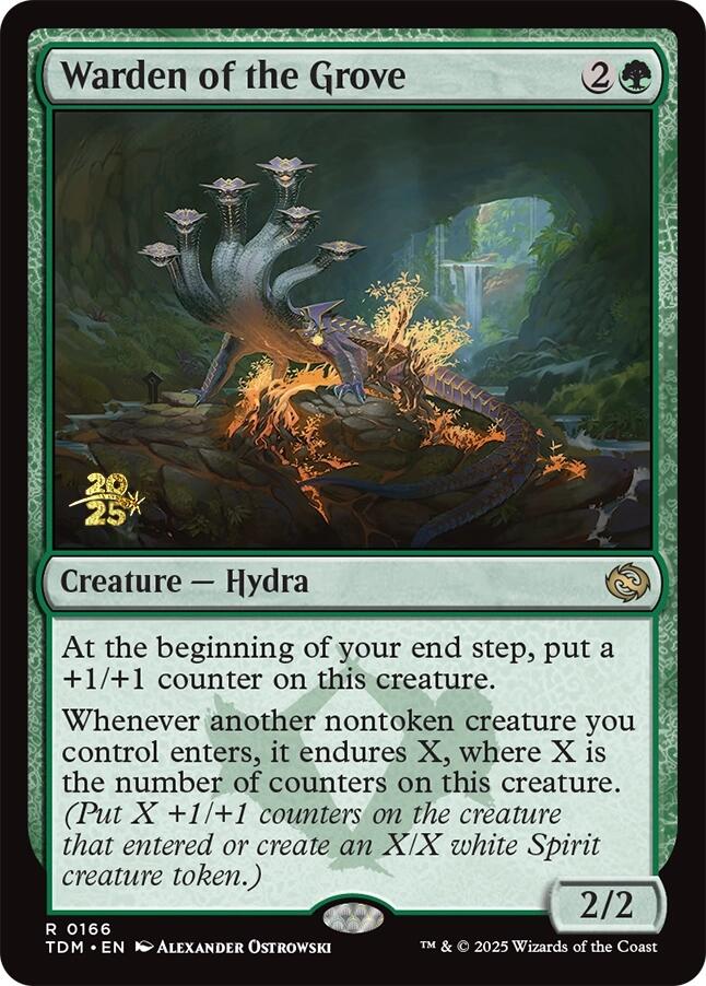 Warden of the Grove [Tarkir: Dragonstorm Prerelease Promos] | Game Master's Emporium (The New GME)