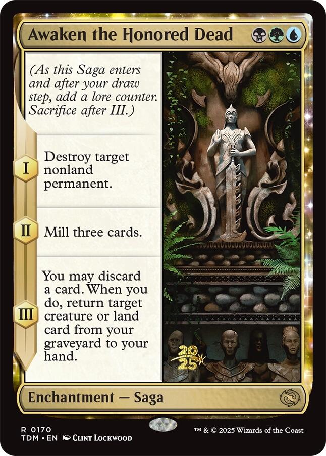 Awaken the Honored Dead [Tarkir: Dragonstorm Prerelease Promos] | Game Master's Emporium (The New GME)