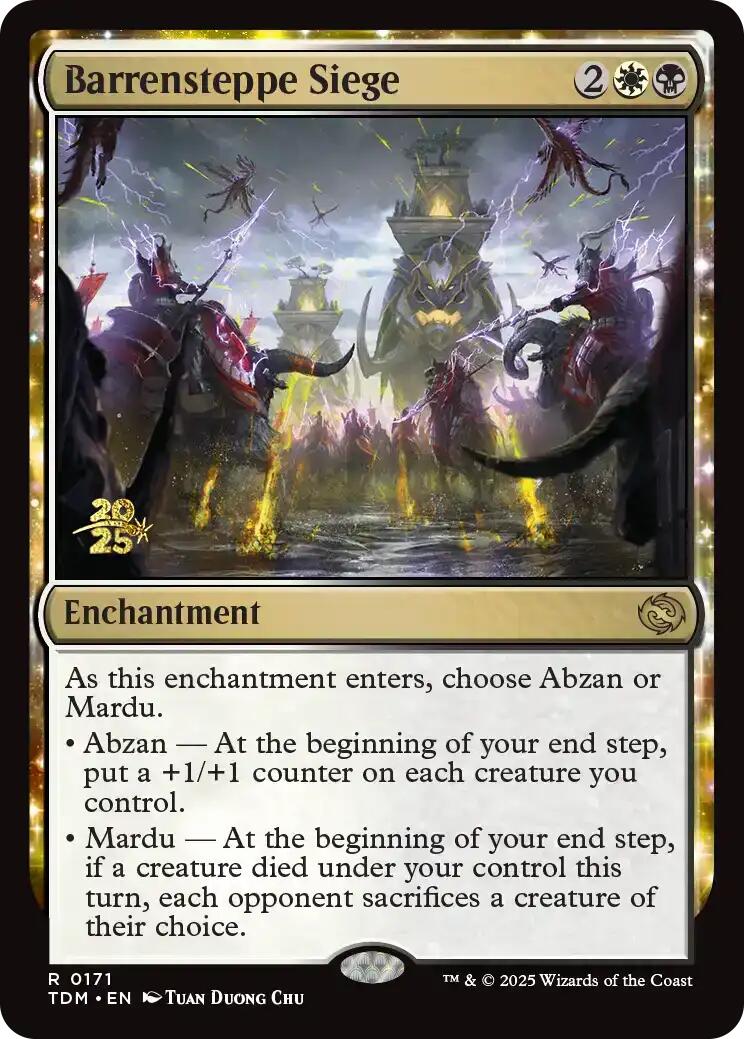 Barrensteppe Siege [Tarkir: Dragonstorm Prerelease Promos] | Game Master's Emporium (The New GME)