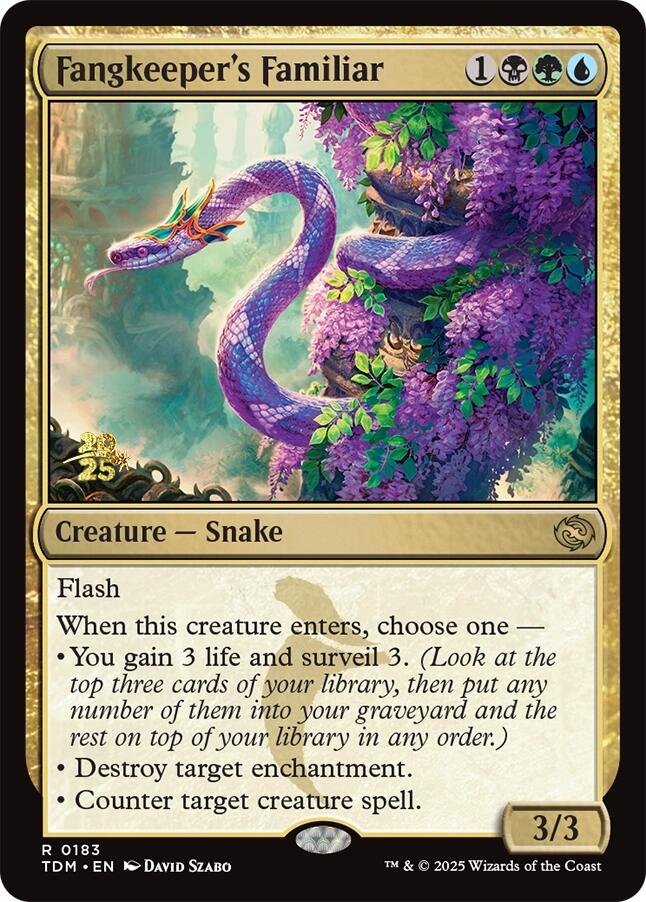 Fangkeeper's Familiar [Tarkir: Dragonstorm Prerelease Promos] | Game Master's Emporium (The New GME)