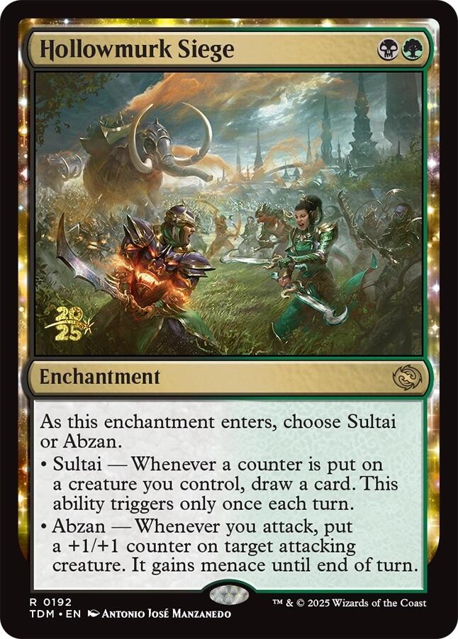 Hollowmurk Siege [Tarkir: Dragonstorm Prerelease Promos] | Game Master's Emporium (The New GME)
