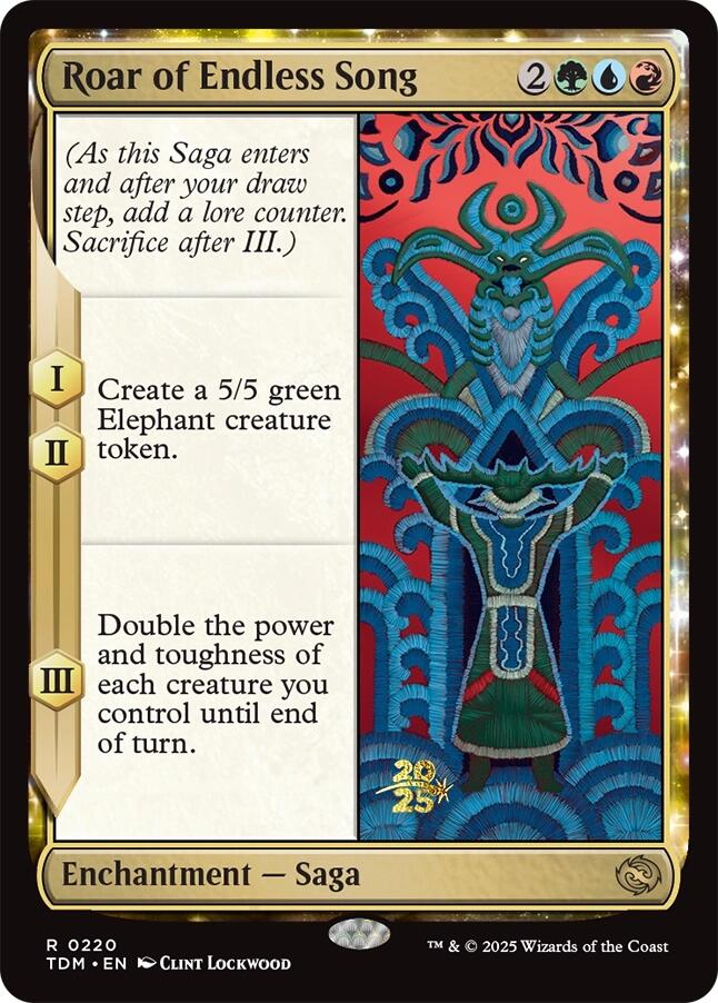 Roar of Endless Song [Tarkir: Dragonstorm Prerelease Promos] | Game Master's Emporium (The New GME)