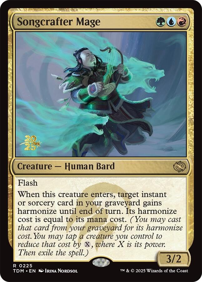 Songcrafter Mage [Tarkir: Dragonstorm Prerelease Promos] | Game Master's Emporium (The New GME)