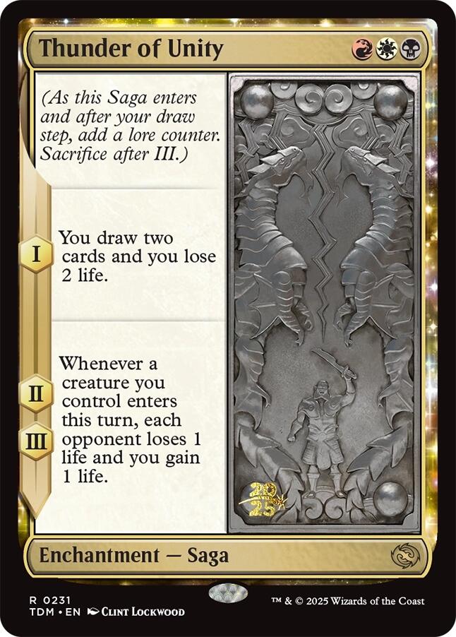 Thunder of Unity [Tarkir: Dragonstorm Prerelease Promos] | Game Master's Emporium (The New GME)
