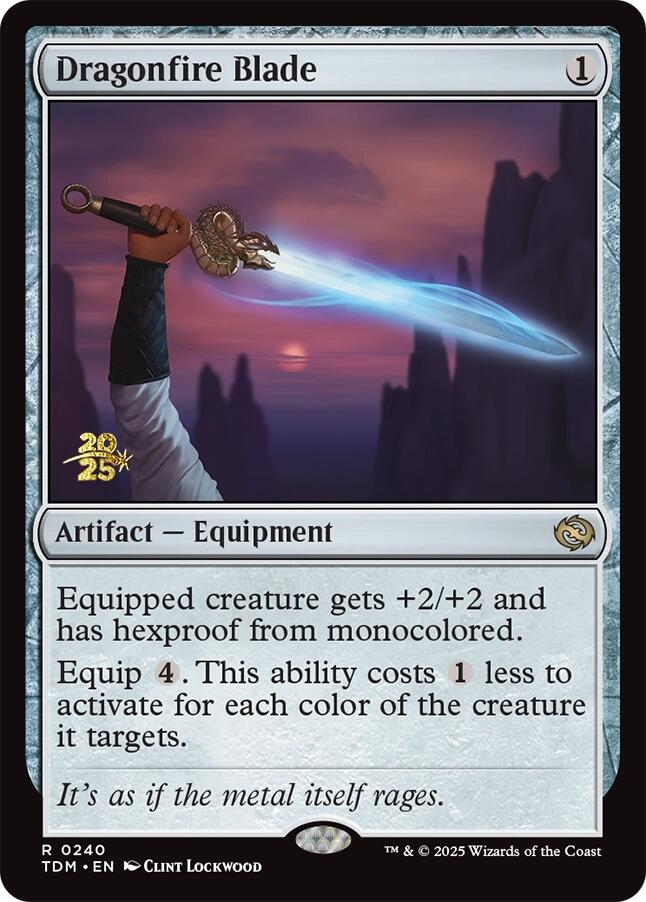 Dragonfire Blade [Tarkir: Dragonstorm Prerelease Promos] | Game Master's Emporium (The New GME)