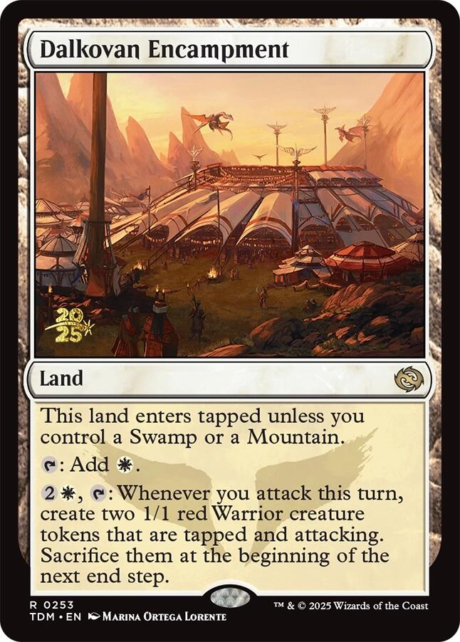 Dalkovan Encampment [Tarkir: Dragonstorm Prerelease Promos] | Game Master's Emporium (The New GME)
