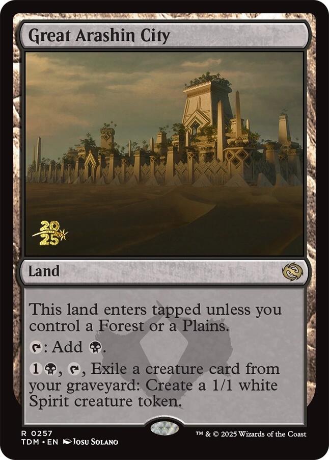 Great Arashin City [Tarkir: Dragonstorm Prerelease Promos] | Game Master's Emporium (The New GME)