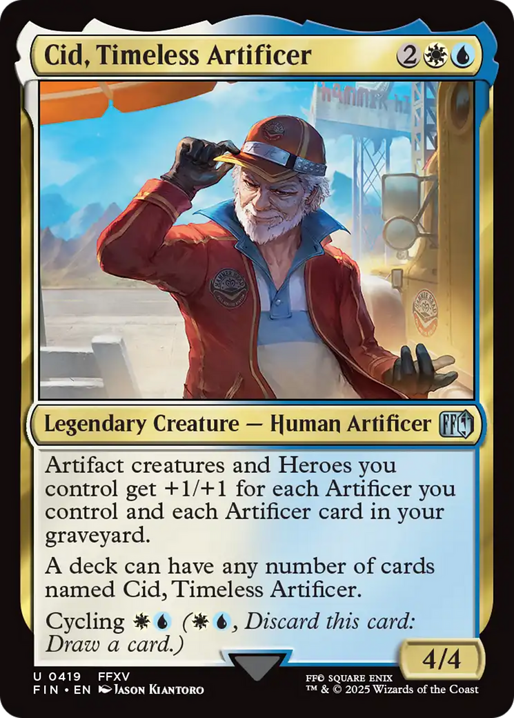 Cid, Timeless Artificer (0419) [FINAL FANTASY] | Game Master's Emporium (The New GME)