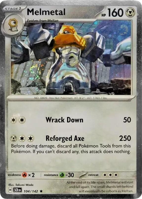 Melmetal (104/142) (Cosmos Holo) [Scarlet & Violet: Stellar Crown] | Game Master's Emporium (The New GME)