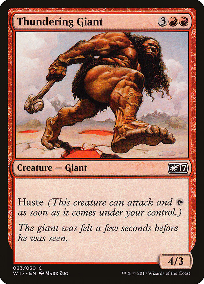Thundering Giant [Welcome Deck 2017] | Game Master's Emporium (The New GME)