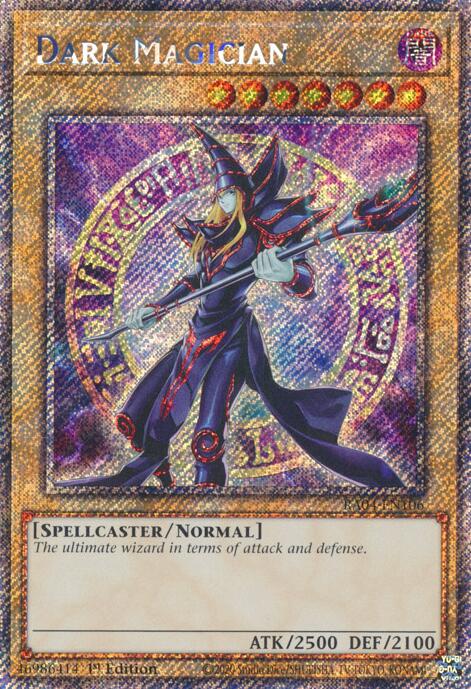Dark Magician (8th Art) [RA04-EN106] Platinum Secret Rare | Game Master's Emporium (The New GME)