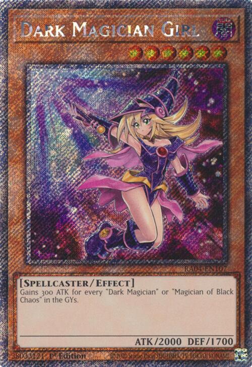 Dark Magician Girl (7th Art) [RA04-EN107] Platinum Secret Rare | Game Master's Emporium (The New GME)