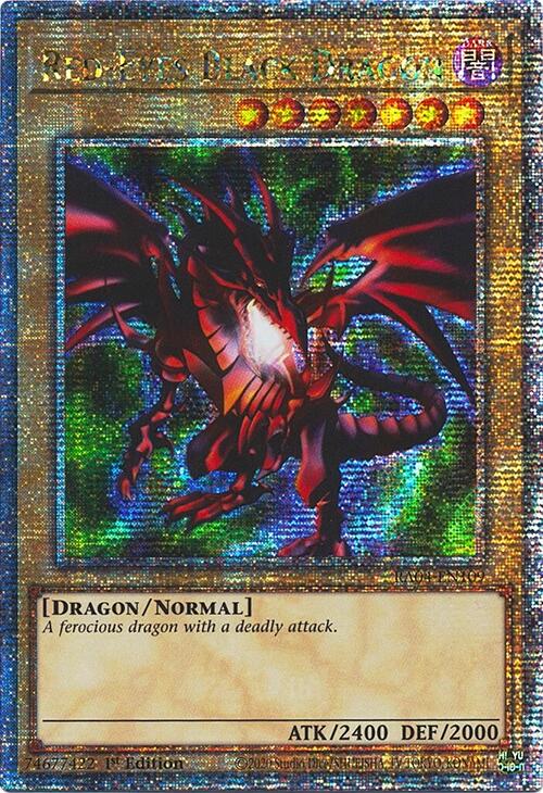 Red-Eyes Black Dragon (4th Art) [RA04-EN109] Quarter Century Secret Rare | Game Master's Emporium (The New GME)