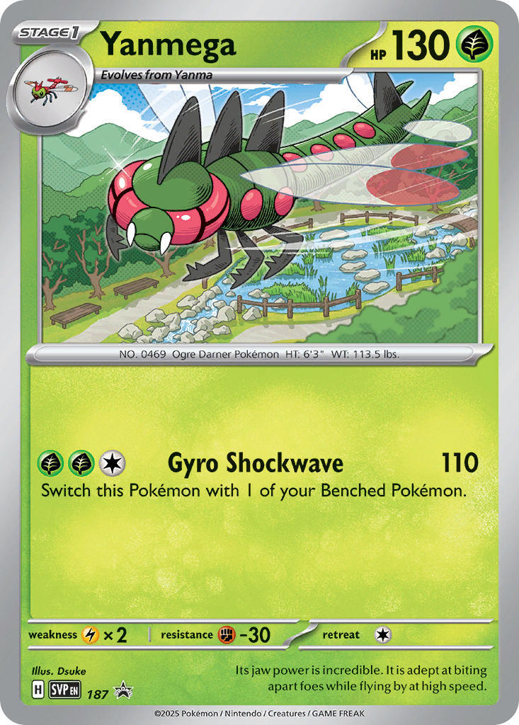 Yanmega (187) [Scarlet & Violet: Black Star Promos] | Game Master's Emporium (The New GME)