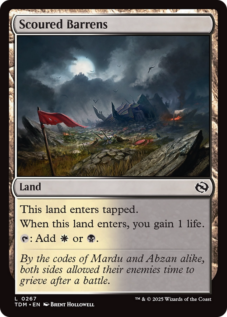 Scoured Barrens [Tarkir: Dragonstorm] | Game Master's Emporium (The New GME)