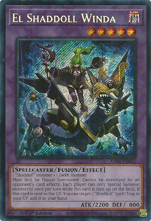 El Shaddoll Winda [RA04-EN052] Secret Rare | Game Master's Emporium (The New GME)