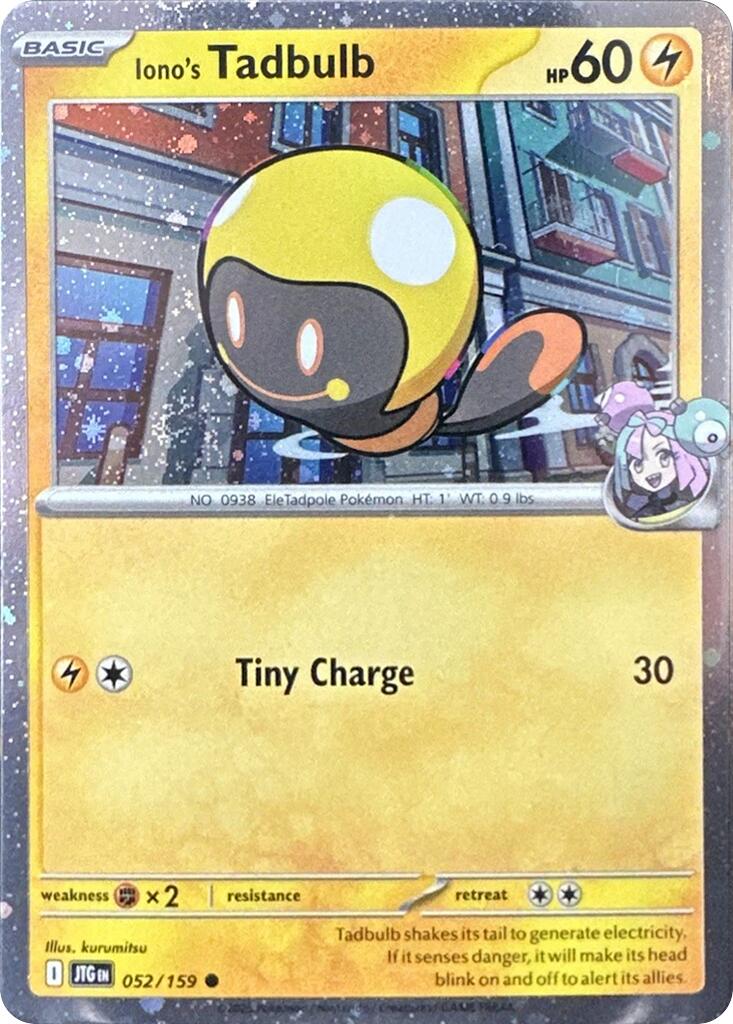 Iono's Tadbulb (052/159) (Cosmos Holo) [Scarlet & Violet: Journey Together] | Game Master's Emporium (The New GME)