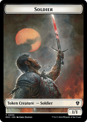 Soldier // Kobolds of Kher Keep Double-Sided Token [Murders at Karlov Manor Commander Tokens] | Game Master's Emporium (The New GME)