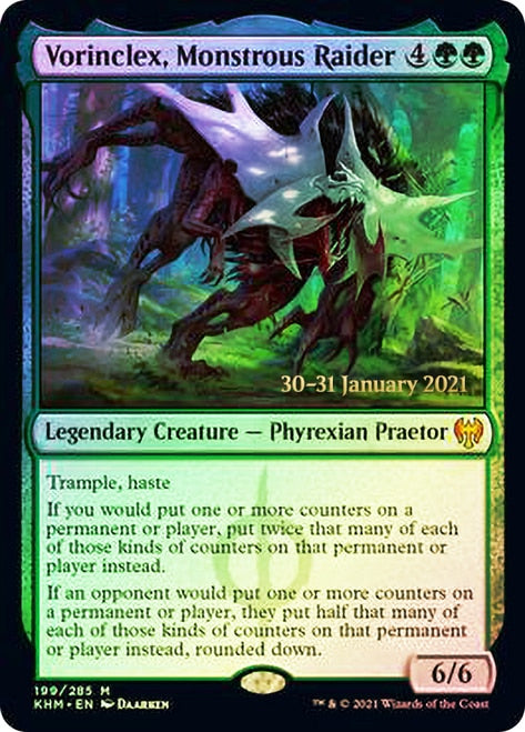 Vorinclex, Monstrous Raider [Kaldheim Prerelease Promos] | Game Master's Emporium (The New GME)