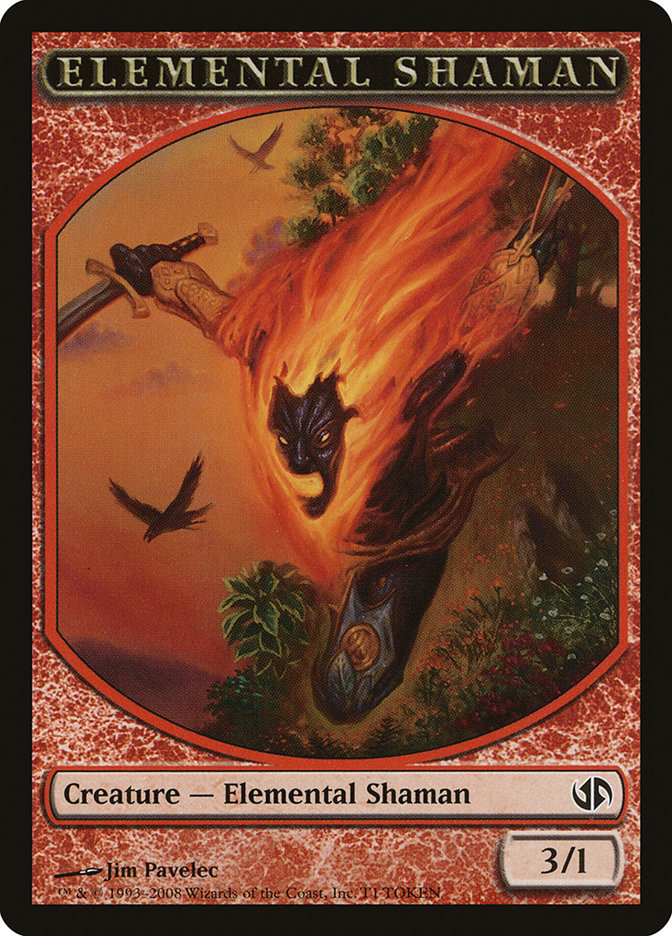 Elemental Shaman Token [Duel Decks: Jace vs. Chandra Tokens] | Game Master's Emporium (The New GME)