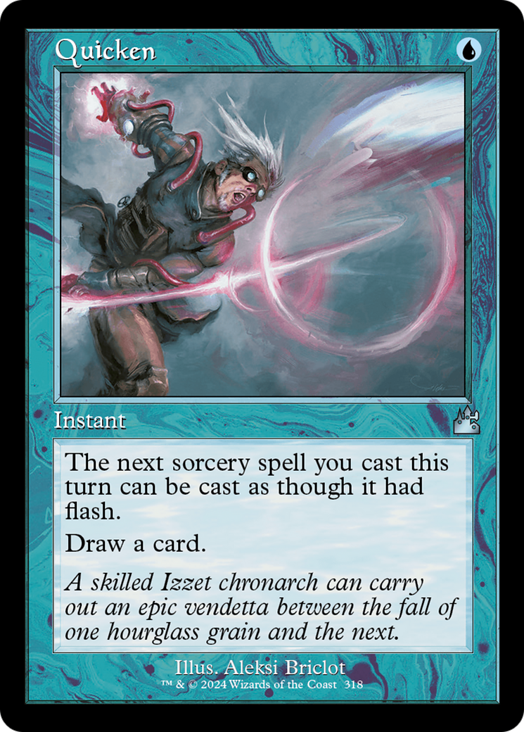 Quicken (Retro Frame) [Ravnica Remastered] | Game Master's Emporium (The New GME)