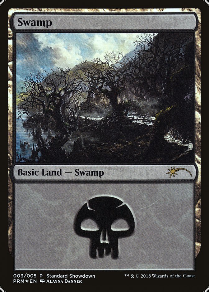 Swamp (Alayna Danner) [Standard Showdown Promos] | Game Master's Emporium (The New GME)