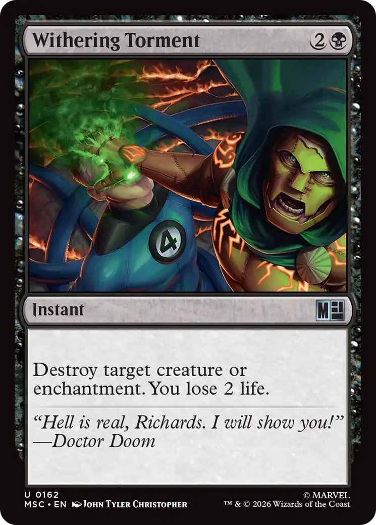 Withering Torment (Surge Foil) [Marvel Super Heroes Commander] | Game Master's Emporium (The New GME)