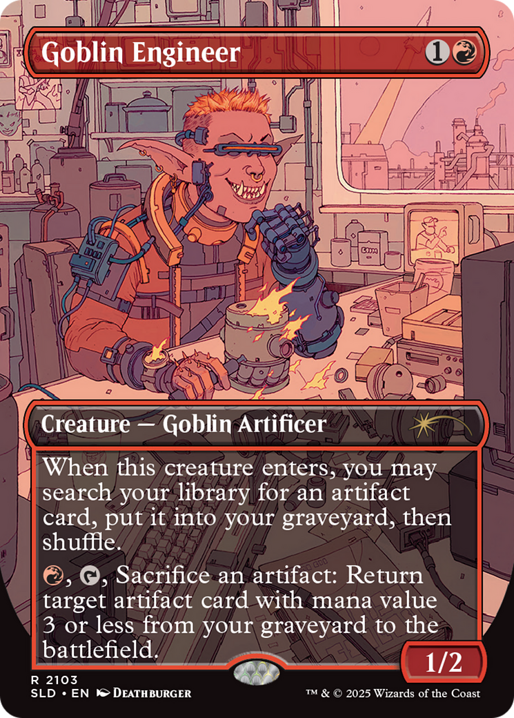 Goblin Engineer (Galaxy Foil) [Secret Lair Drop Series] | Game Master's Emporium (The New GME)