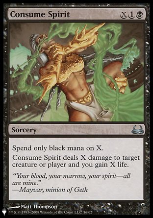 Consume Spirit [The List] | Game Master's Emporium (The New GME)