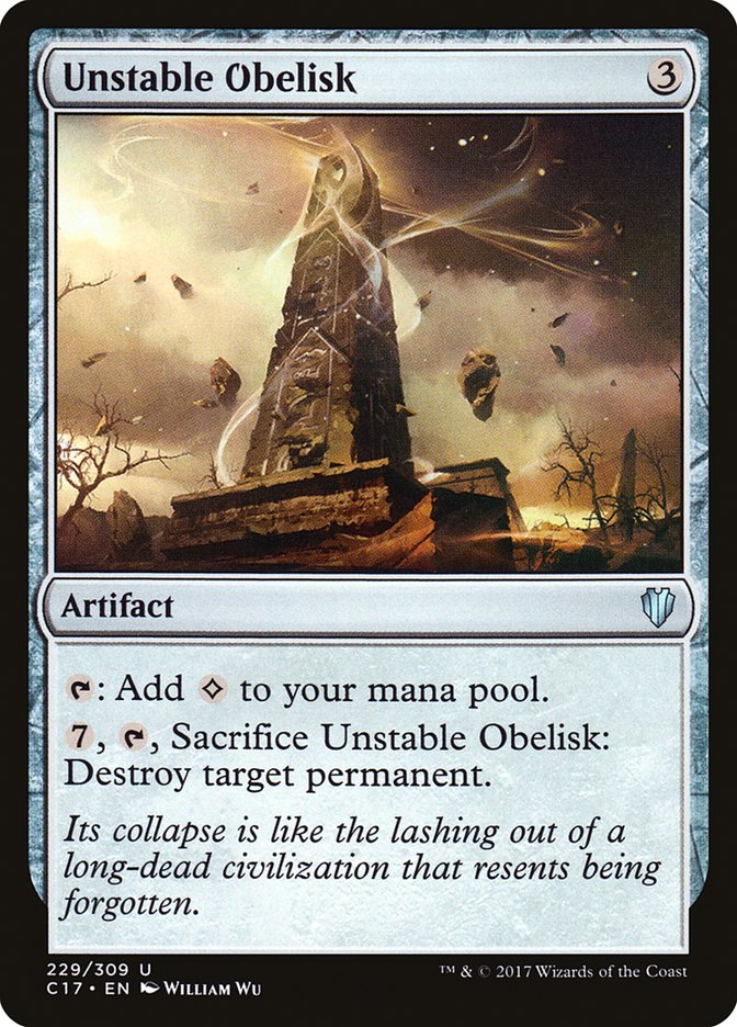 Unstable Obelisk [Commander 2017] | Game Master's Emporium (The New GME)