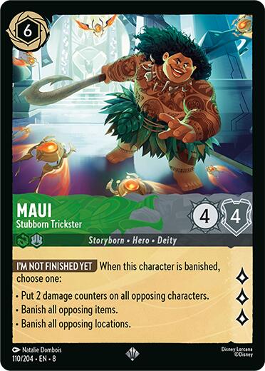 Maui - Stubborn Trickster (110/204) [Reign of Jafar] | Game Master's Emporium (The New GME)