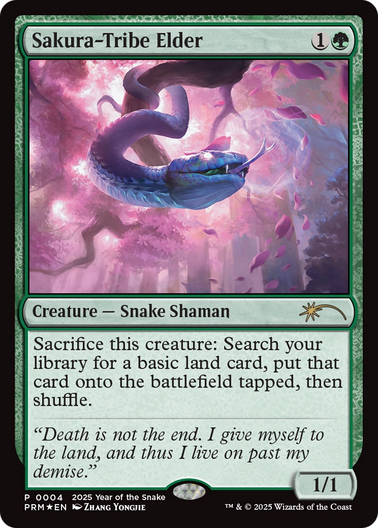 Sakura-Tribe Elder (Year of the Snake 2025) [Standard Showdown Promos] | Game Master's Emporium (The New GME)