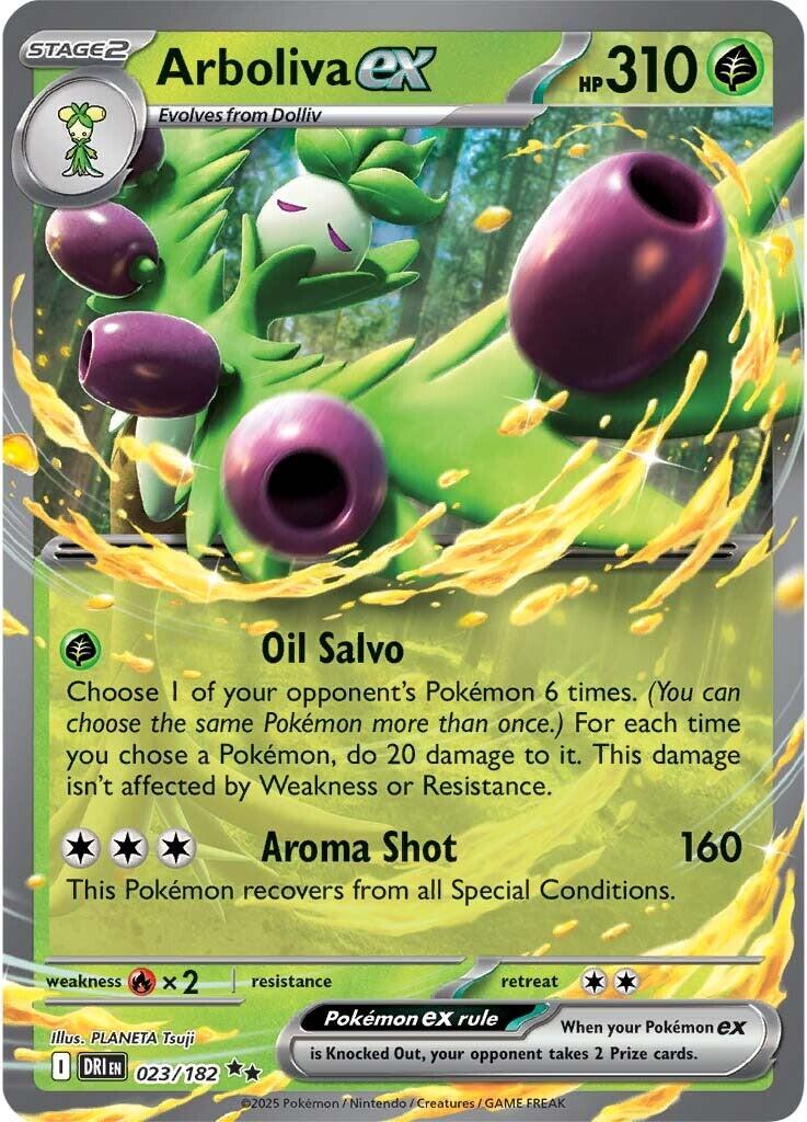 Arboliva ex (023/182) [Scarlet & Violet: Destined Rivals] | Game Master's Emporium (The New GME)