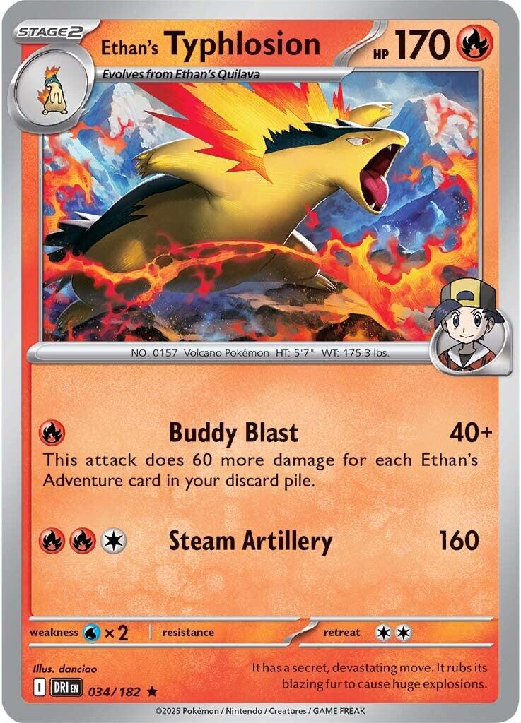 Ethan's Typhlosion (034/182) [Scarlet & Violet: Destined Rivals] | Game Master's Emporium (The New GME)
