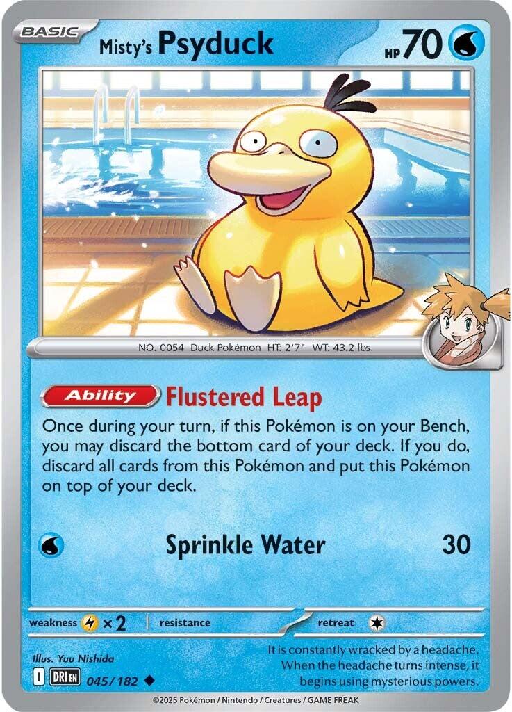 Misty's Psyduck (045/182) [Scarlet & Violet: Destined Rivals] | Game Master's Emporium (The New GME)
