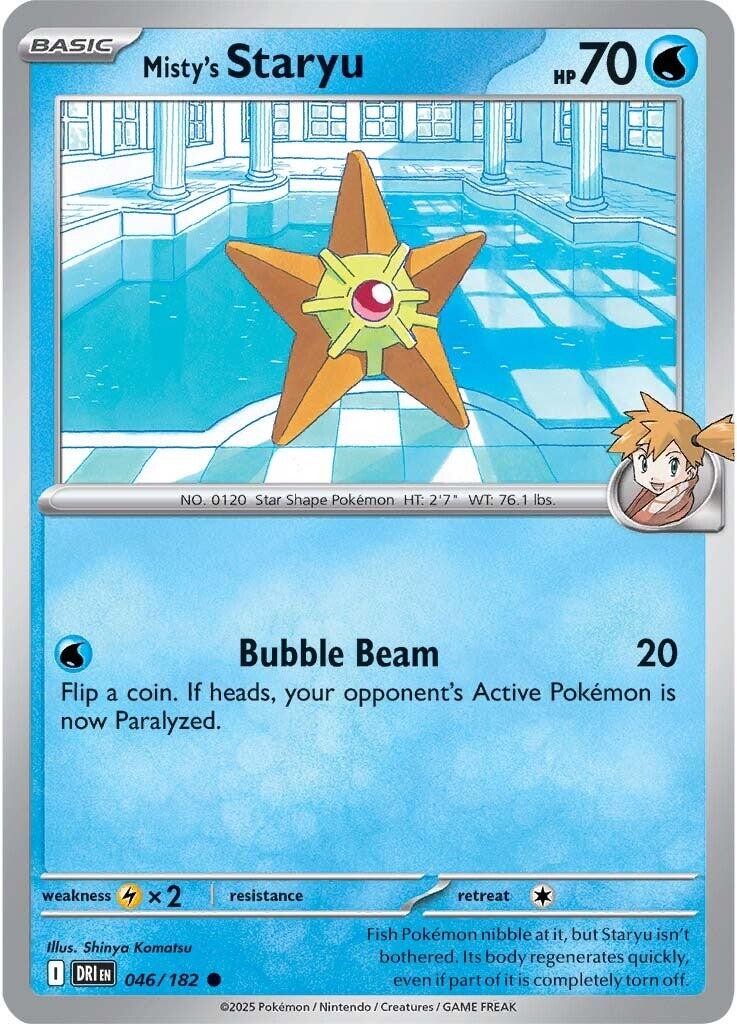 Misty's Staryu (046/180) [Scarlet & Violet: Destined Rivals] | Game Master's Emporium (The New GME)