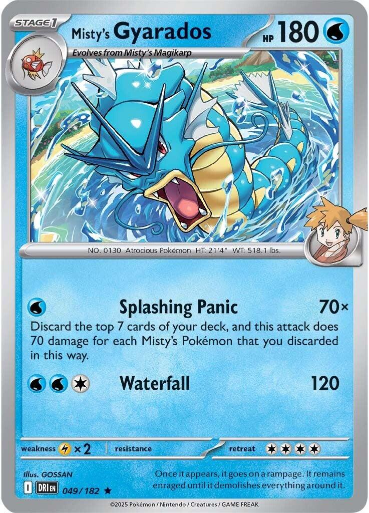Misty's Gyarados (049/182) [Scarlet & Violet: Destined Rivals] | Game Master's Emporium (The New GME)
