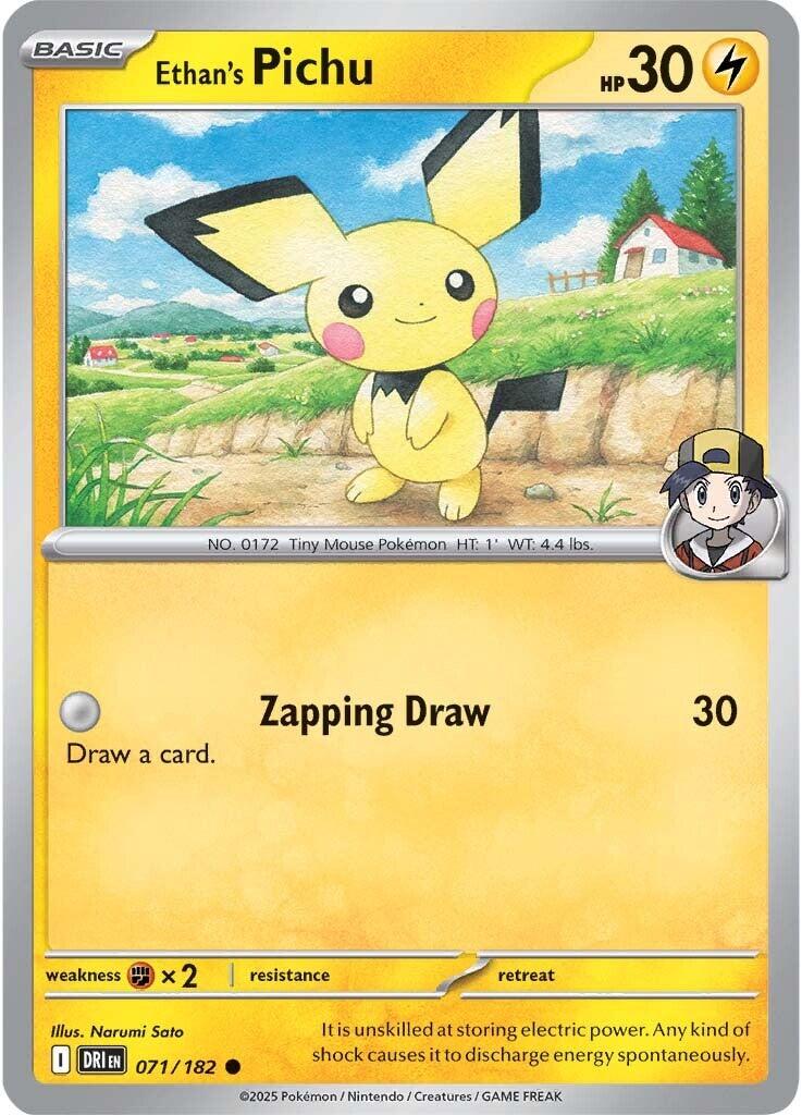 Ethan's Pichu (071/182) [Scarlet & Violet: Destined Rivals] | Game Master's Emporium (The New GME)