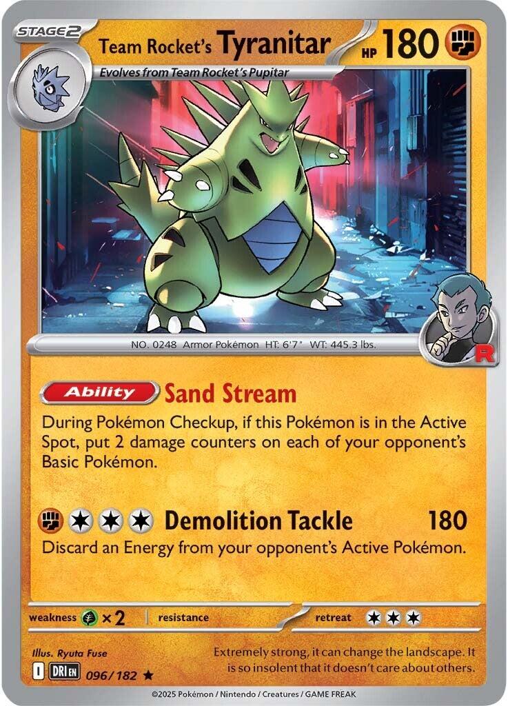 Team Rocket's Tyranitar (096/182) [Scarlet & Violet: Destined Rivals] | Game Master's Emporium (The New GME)