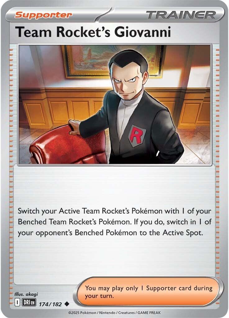 Team Rocket's Giovanni (174/182) [Scarlet & Violet: Destined Rivals] | Game Master's Emporium (The New GME)