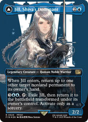 Jill, Shiva's Dominant // Shiva, Warden of Ice (Borderless) (Surge Foil) [FINAL FANTASY] | Game Master's Emporium (The New GME)