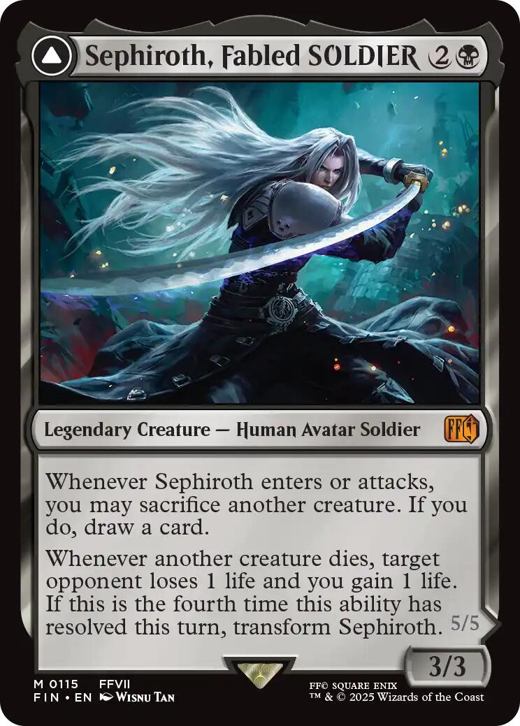 Sephiroth, Fabled SOLDIER // Sephiroth, One-Winged Angel [FINAL FANTASY] | Game Master's Emporium (The New GME)